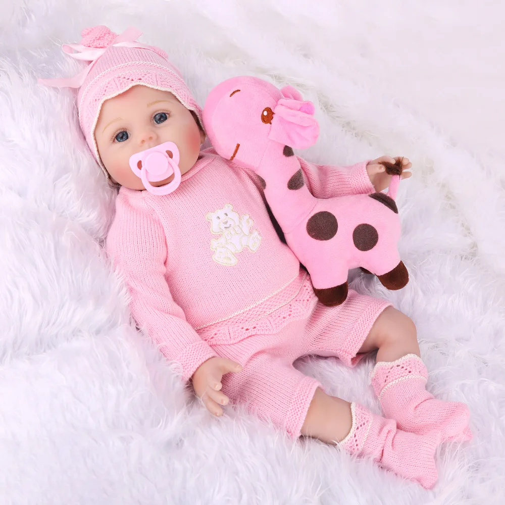 real princess doll blue eyes baby reborn doll 55cm cotton rag doll Fashion wedding toy girls birthday gift Sleeping Comfort Toy
real princess doll blue eyes baby reborn doll 55cm cotton rag doll Fashion wedding toy girls birthday gift Sleeping Comfort Toy