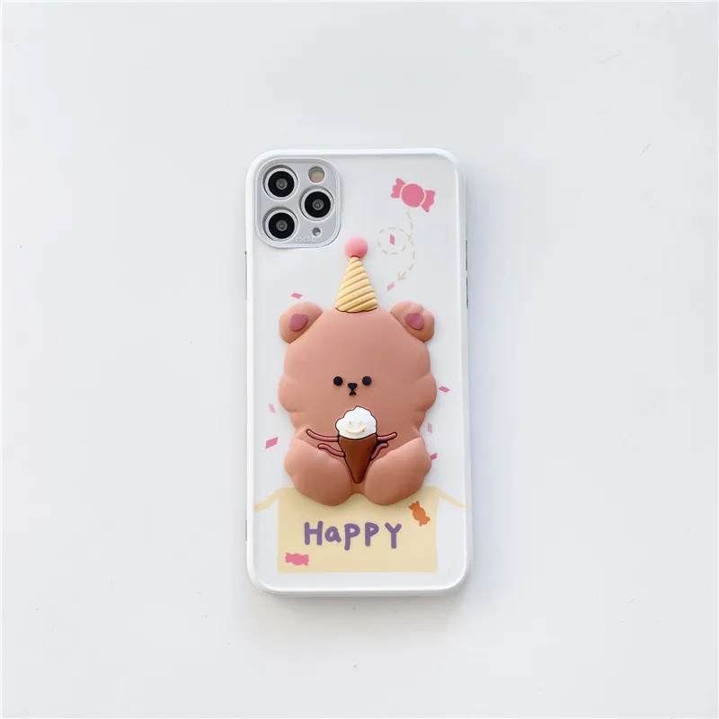 Cute cone bear and rabbit mobile phone case for iPhone11 12Pro Max mini X XR XS XSMax 8 7PluS anti-fall protective back cover
Cute cone bear and rabbit mobile phone case for iPhone11 12Pro Max mini X XR XS XSMax 8 7PluS anti-fall protective back cover