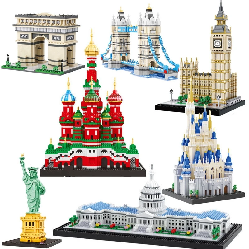 Balody World Famous Architecture Diamond Building Blocks Toy Taj Mahal Vassili Church Big Ben London Bridge
Balody World Famous Architecture Diamond Building Blocks Toy Taj Mahal Vassili Church Big Ben London Bridge