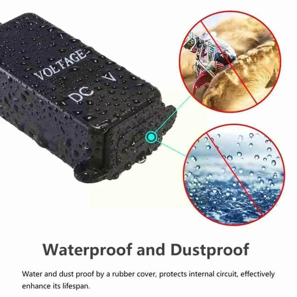 12V Motorcycle SAE To USB Dual Port Charger Cable Adapter Waterproof Fuse Inline X0I6
12V Motorcycle SAE To USB Dual Port Charger Cable Adapter Waterproof Fuse Inline X0I6