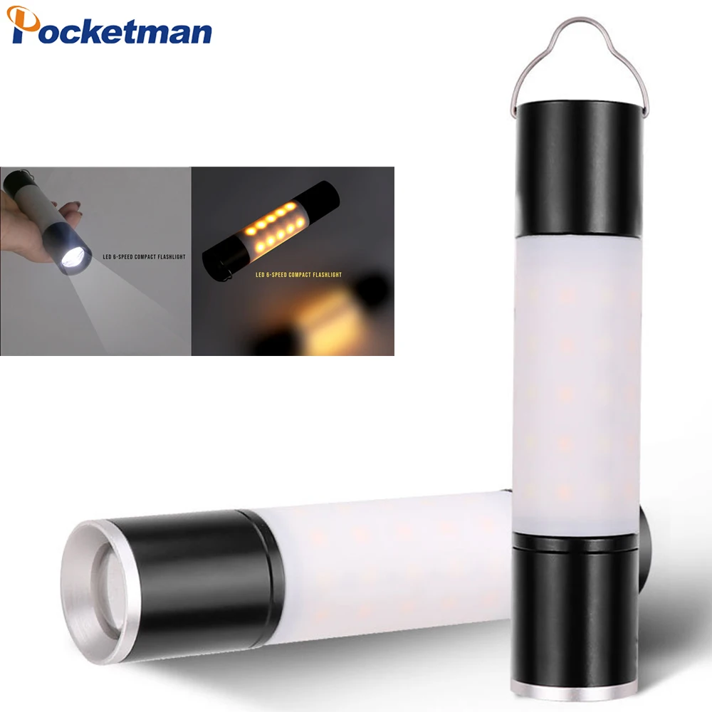 Pocketman USB Rechargeable LED Flashlight White/Yellow Light 6 Switch Modes Flashlights Zoomable Aluminum Alloy Torch New
Pocketman USB Rechargeable LED Flashlight White/Yellow Light 6 Switch Modes Flashlights Zoomable Aluminum Alloy Torch New