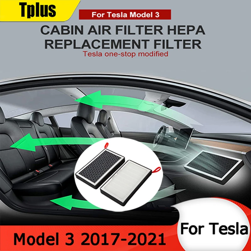 Tplus Car Air Conditioner Filter For Tesla Model 3 2017-2021 Air Cleaner Replacement Protection Accessories Model Three
Tplus Car Air Conditioner Filter For Tesla Model 3 2017-2021 Air Cleaner Replacement Protection Accessories Model Three