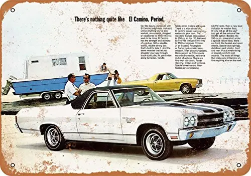 Metal Sign - 1970 Chevy El Camino - Vintage Look 2Wall Decor for Cafe beer Bar Decoration Crafts
Metal Sign - 1970 Chevy El Camino - Vintage Look 2Wall Decor for Cafe beer Bar Decoration Crafts