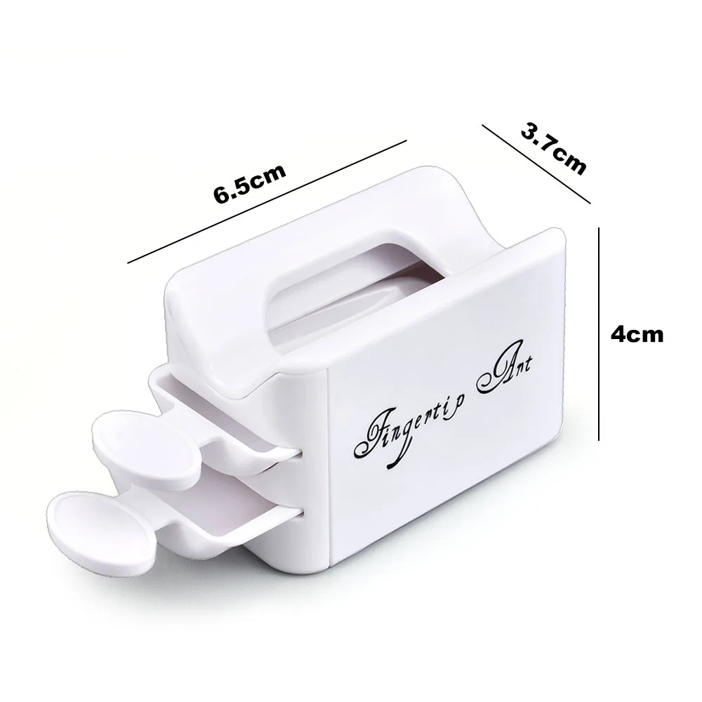 White ABS Double Layer French Powder Box Recycled Nail Powder Storage Box Portable Infiltration Powder Container Nail Tool
White ABS Double Layer French Powder Box Recycled Nail Powder Storage Box Portable Infiltration Powder Container Nail Tool