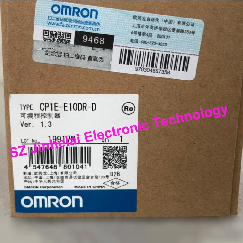New and original CP1E-E10DR-D OMRON Programmable controller Relay output
New and original CP1E-E10DR-D OMRON Programmable controller Relay output