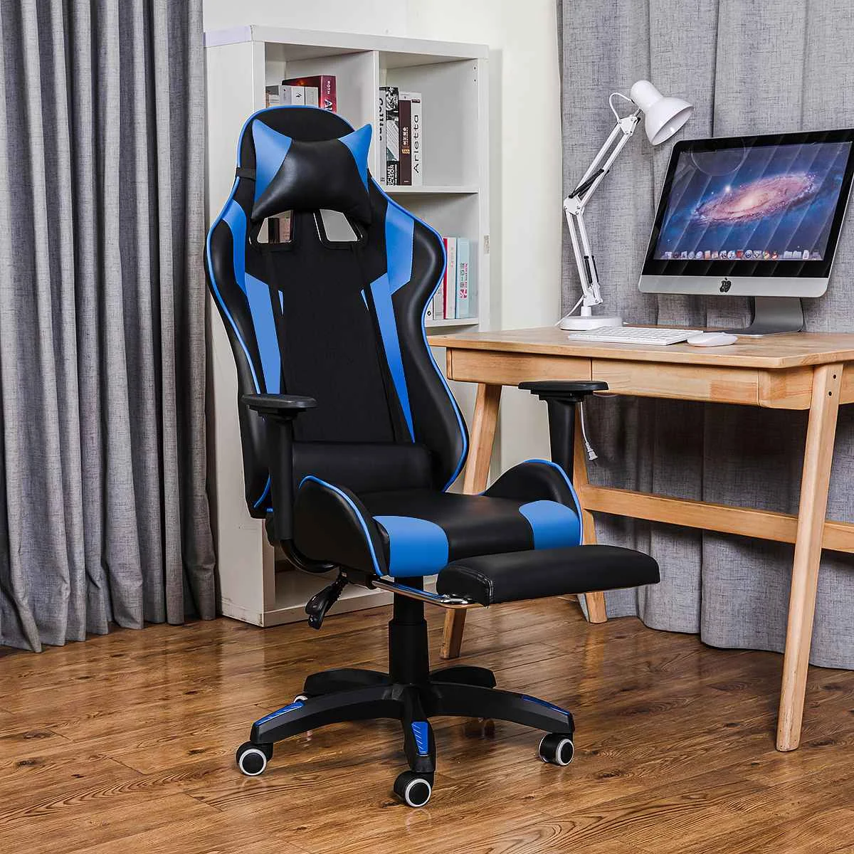 Игровой стул 155 °, офисный стул, эргономичный кожаный стол, стул WCG, игровой стул, игровые компьютерные стулья, игровой мягкий стул
Игровой стул 155 °, офисный стул, эргономичный кожаный стол, стул WCG, игровой стул, игровые компьютерные стулья, игровой мягкий стул