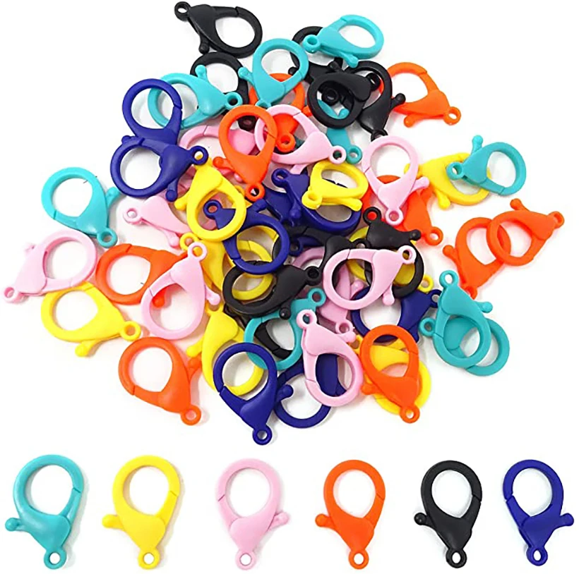 12x8x3mm Multicolor Lobster Clasp Hooks End Connectors Plastic Key Chain For DIY Necklace&Bracelet Chains Handmade Wholesale
12x8x3mm Multicolor Lobster Clasp Hooks End Connectors Plastic Key Chain For DIY Necklace&Bracelet Chains Handmade Wholesale