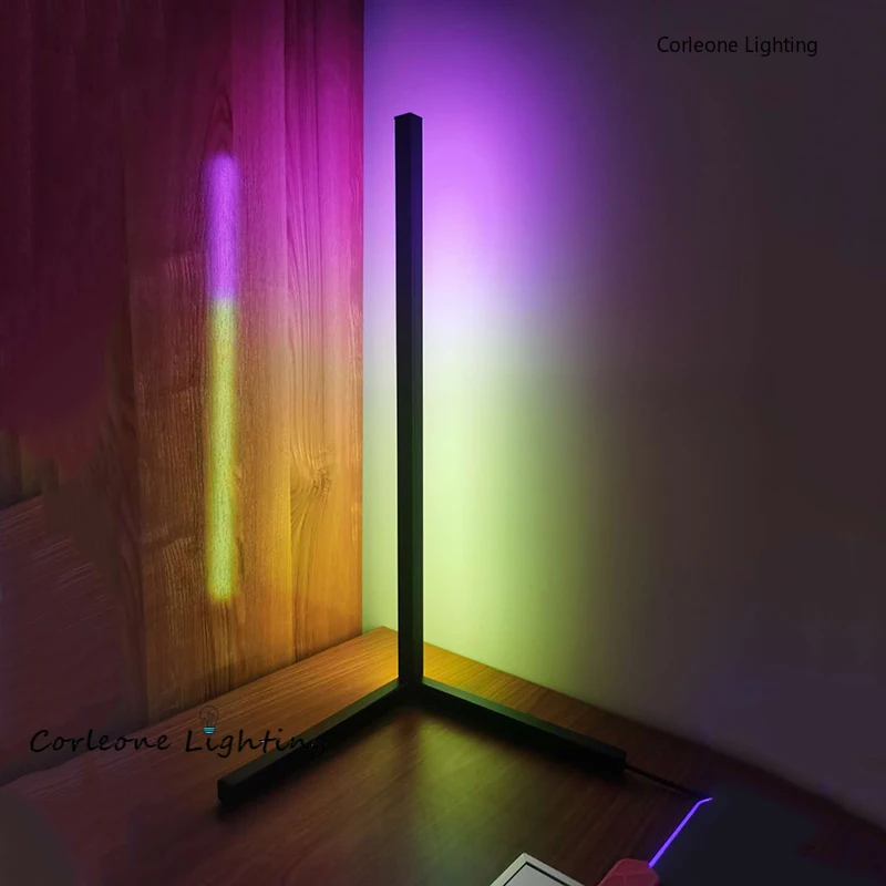 Nordic RGB Corner Table Lamp Modern Simple LED Table Lamps for Bedroom Bedside Night Stand Lamp APP Control RGB Light Fixture
Nordic RGB Corner Table Lamp Modern Simple LED Table Lamps for Bedroom Bedside Night Stand Lamp APP Control RGB Light Fixture