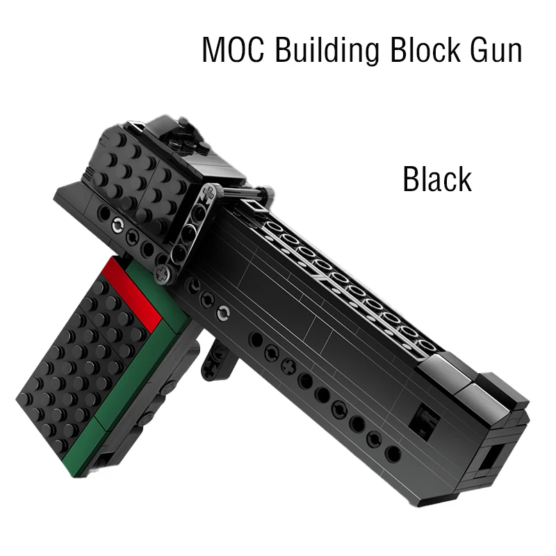 Kid Toys MOC Building Blocks Gun Black Desert Eagle Pistol MOC Assembly Model Bricks GUN Police Pistol Toys Children's Gifts
Kid Toys MOC Building Blocks Gun Black Desert Eagle Pistol MOC Assembly Model Bricks GUN Police Pistol Toys Children's Gifts