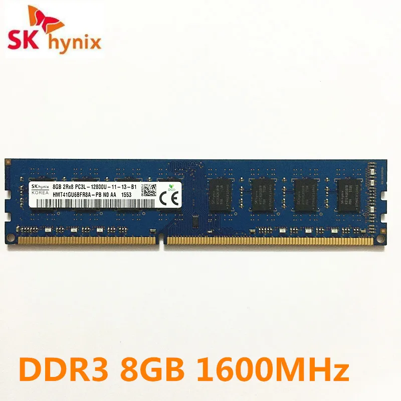 

SK hynix DDR3 RAMs 8 Гб 1600 МГц DDR3 8 Гб 2Rx8 PC3L-12800U-11-13-B1 1600 8 Гб Память DDR3 RAMS для настольного компьютера