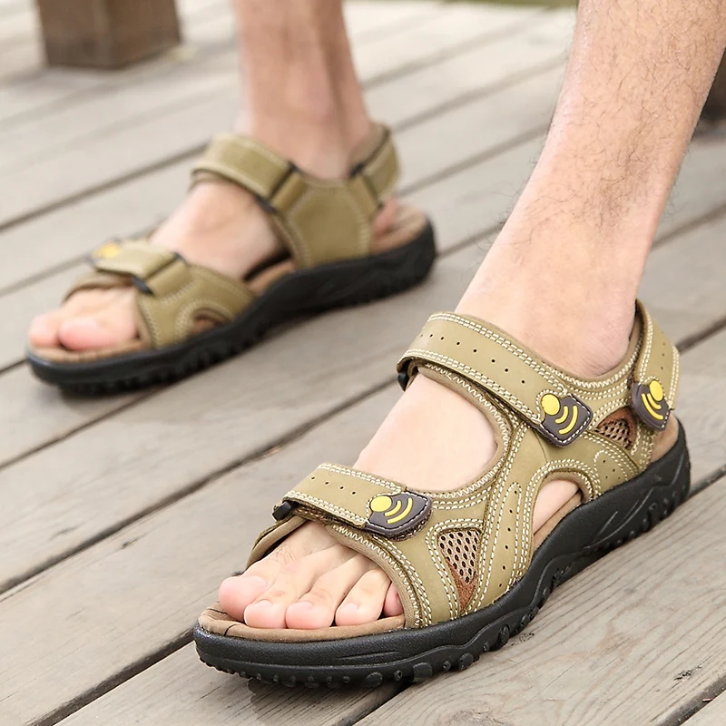 2021 New Men'S Sandals Big Size 38-44 Leather Sandals For Men Outdoor Walking Men'S Summer Sandals Comfortable Men Shoes
2021 New Men'S Sandals Big Size 38-44 Leather Sandals For Men Outdoor Walking Men'S Summer Sandals Comfortable Men Shoes