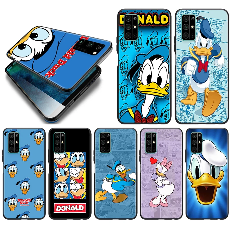 

Soft Silicone Cover Donald Duck For Honor Magic 3 Play 5 5T 50 X20 SE V30 30 30S Pro Plus 5G Black Phone Case