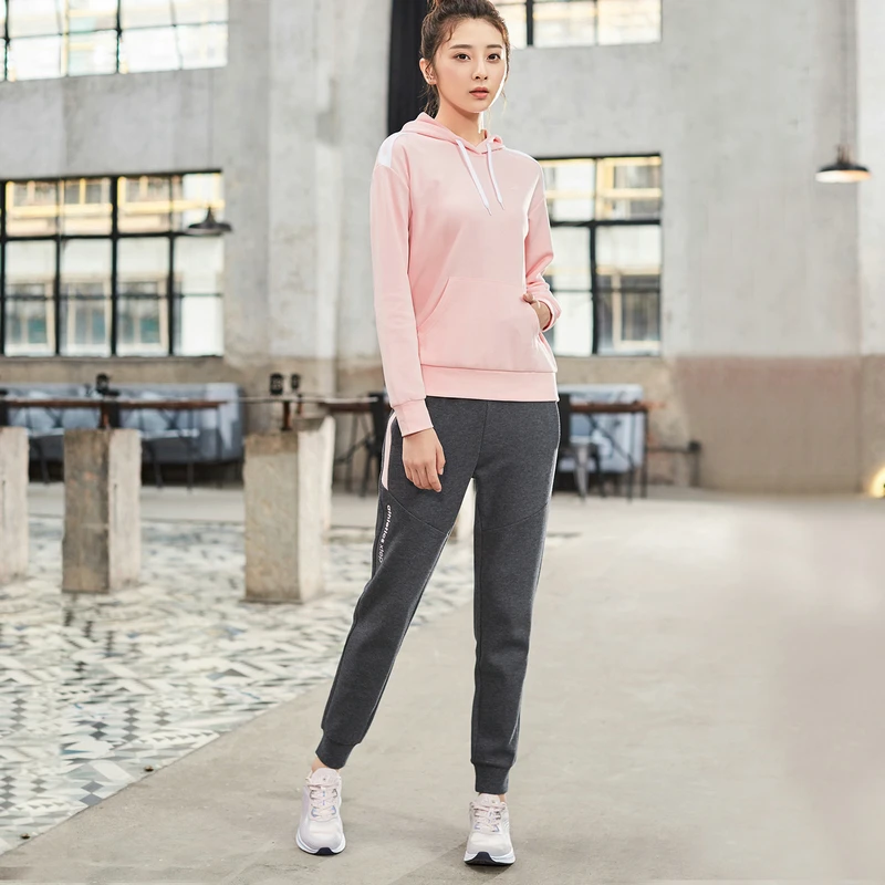 Xtep Women Sport Suit Two-piece Free Shipping Fitness Sports Women Jacket Casual Sports Women's Hooded Trousers 881328969223
Xtep Women Sport Suit Two-piece Free Shipping Fitness Sports Women Jacket Casual Sports Women's Hooded Trousers 881328969223