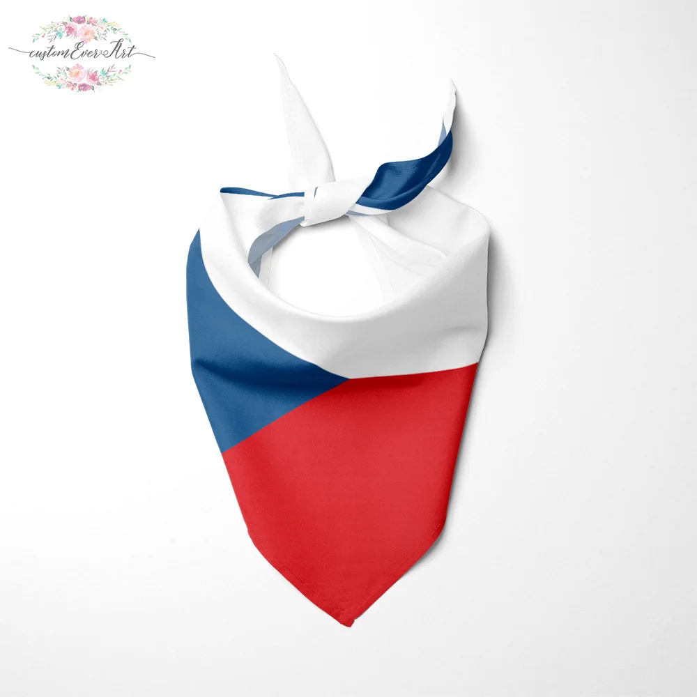 Флаг Чехии Собака Бандана кошка бандана для животных аксессуар персональное имя