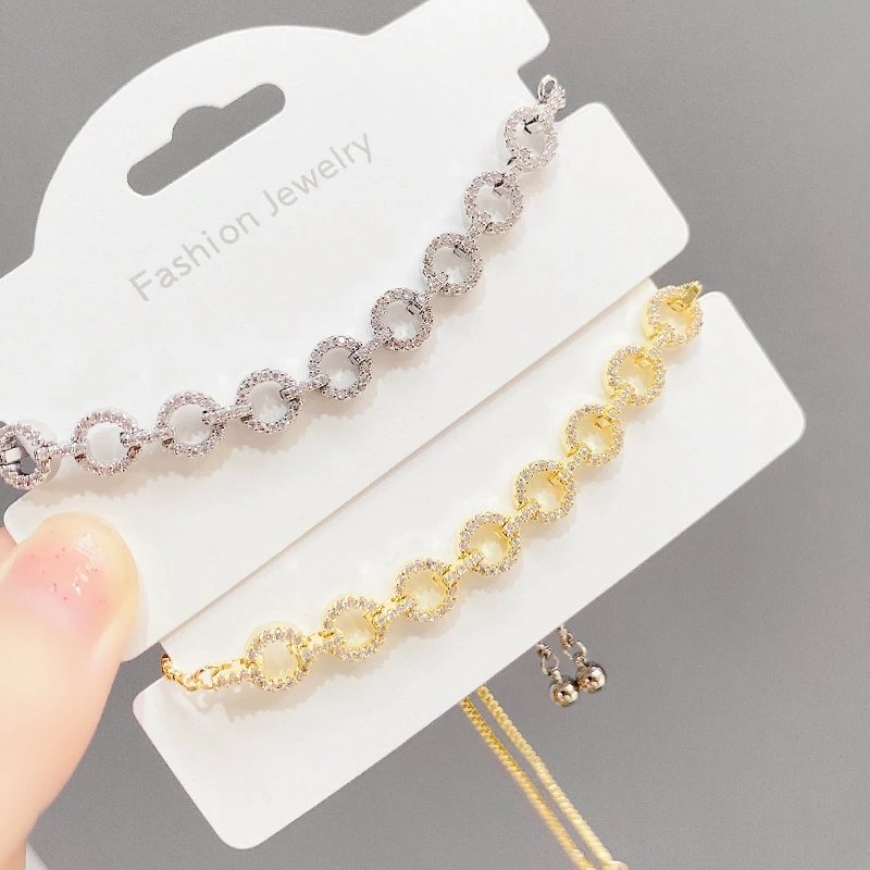 Bridal Wedding Zircon Bracelet Luxury 14k Gold-plated Crystal Zircon Bracelet Women Bracelet Jewelry Girl Holiday Gift
Bridal Wedding Zircon Bracelet Luxury 14k Gold-plated Crystal Zircon Bracelet Women Bracelet Jewelry Girl Holiday Gift