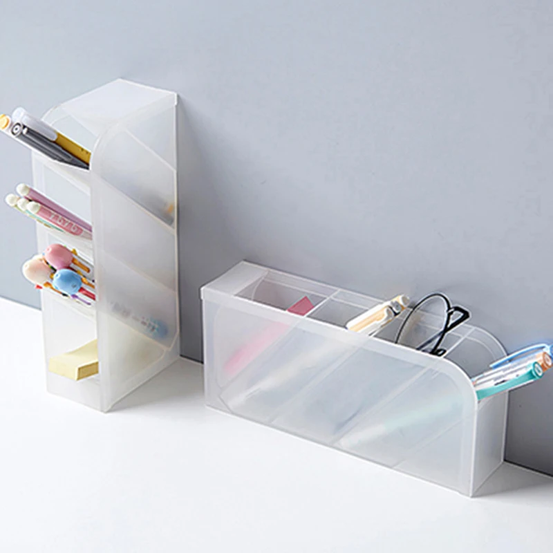 Multi-function 4 Grid Pen Holder Clear Plastic Desk Pen Pencil Desktop Organizer Office School Storage Case
Multi-function 4 Grid Pen Holder Clear Plastic Desk Pen Pencil Desktop Organizer Office School Storage Case