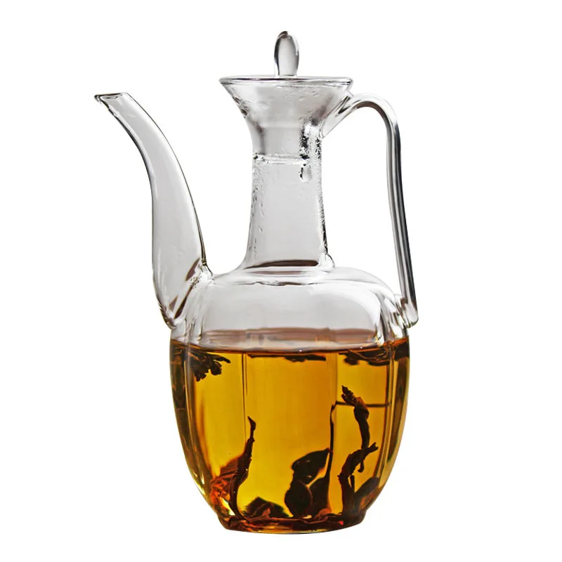 Hith Temperature Resistant GlassTeapot Imperialoiled Tea Bottles Wine Pot Directly Connected Song-like Glass Hamd-held Pots
Hith Temperature Resistant GlassTeapot Imperialoiled Tea Bottles Wine Pot Directly Connected Song-like Glass Hamd-held Pots
