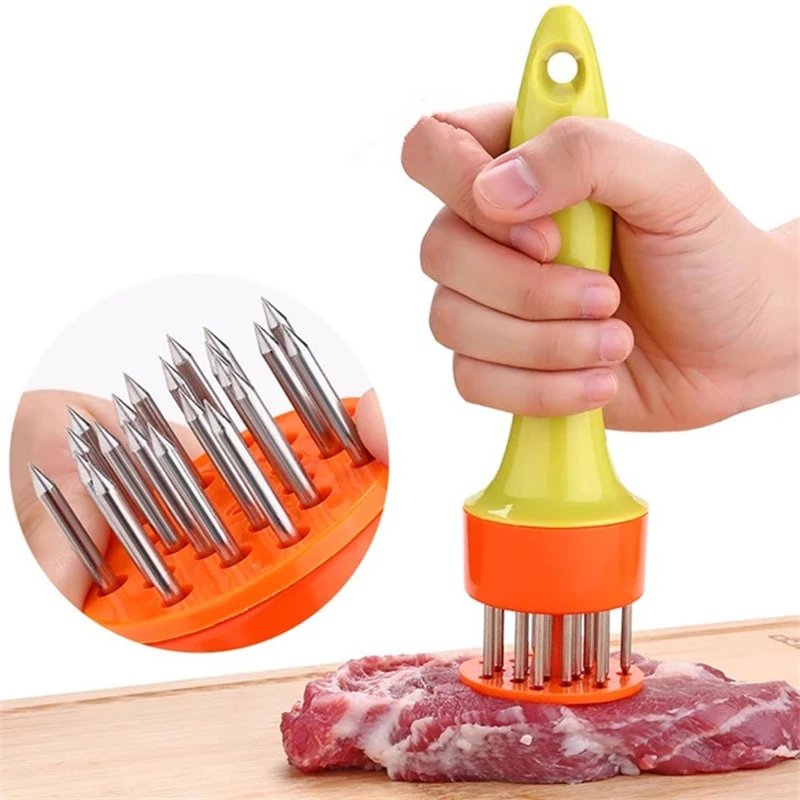 1PC Meat Tenderizer Mallet Pine Needle Stainless Steel Professional Steak Knife Beaf Hammer Pounder Home Kitchen Cooking Tools
1PC Meat Tenderizer Mallet Pine Needle Stainless Steel Professional Steak Knife Beaf Hammer Pounder Home Kitchen Cooking Tools
