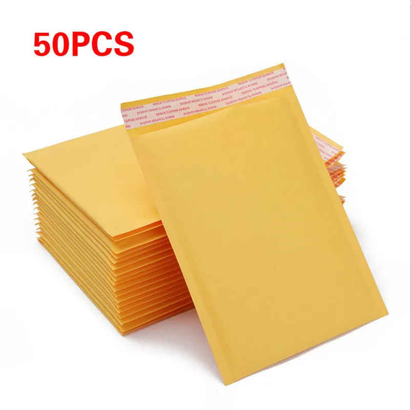 Kraft Paper Bubble Envelopes Bags Mailers Padded Shipping Envelope With Bubble Mailing Bag Business Supplies Storage Bag 20*25cm
Kraft Paper Bubble Envelopes Bags Mailers Padded Shipping Envelope With Bubble Mailing Bag Business Supplies Storage Bag 20*25cm