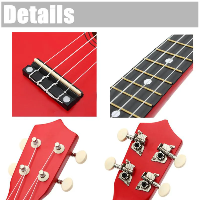 Zebra Spring 21 inch Basswood Soprano Ukulele Guitar Rosewood 4 Strings Ukulele Bass Guitar Uke Kids Gift Musical Instruments
Zebra Spring 21 inch Basswood Soprano Ukulele Guitar Rosewood 4 Strings Ukulele Bass Guitar Uke Kids Gift Musical Instruments