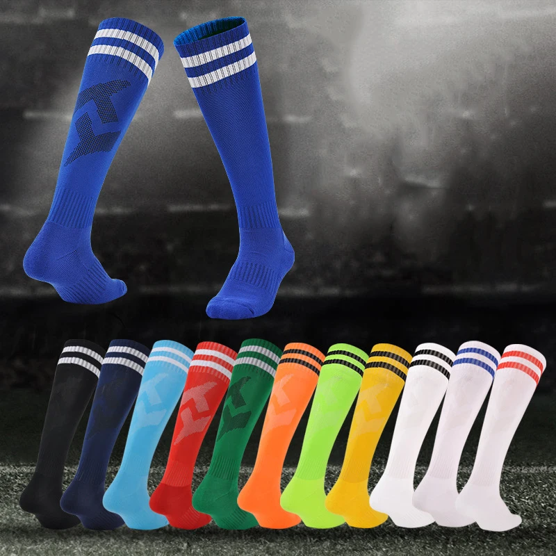 Breathable High Quality Custom Logo Print Stripes Pattern Knee High Long Sports Socks Unisex
Breathable High Quality Custom Logo Print Stripes Pattern Knee High Long Sports Socks Unisex