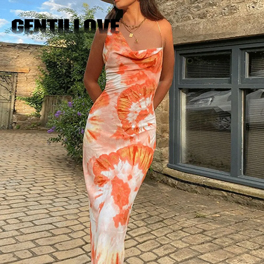 Jocoo Jolee Tie Dye Printing Lace Up Strap Sundress Sexy Backless Midi Dresses Elegant Bodycon Long Dress Beach Style Party Club 
Jocoo Jolee Tie Dye Printing Lace Up Strap Sundress Sexy Backless Midi Dresses Elegant Bodycon Long Dress Beach Style Party Club