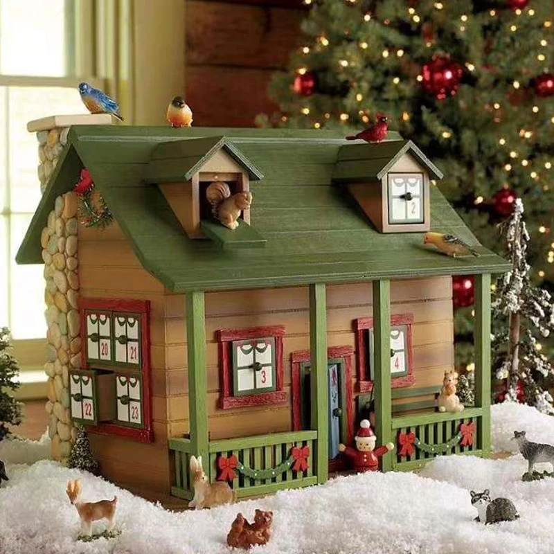 Календарь с обратным отсчетом на 24 дня для рождественского дома
Календарь с обратным отсчетом на 24 дня для рождественского дома