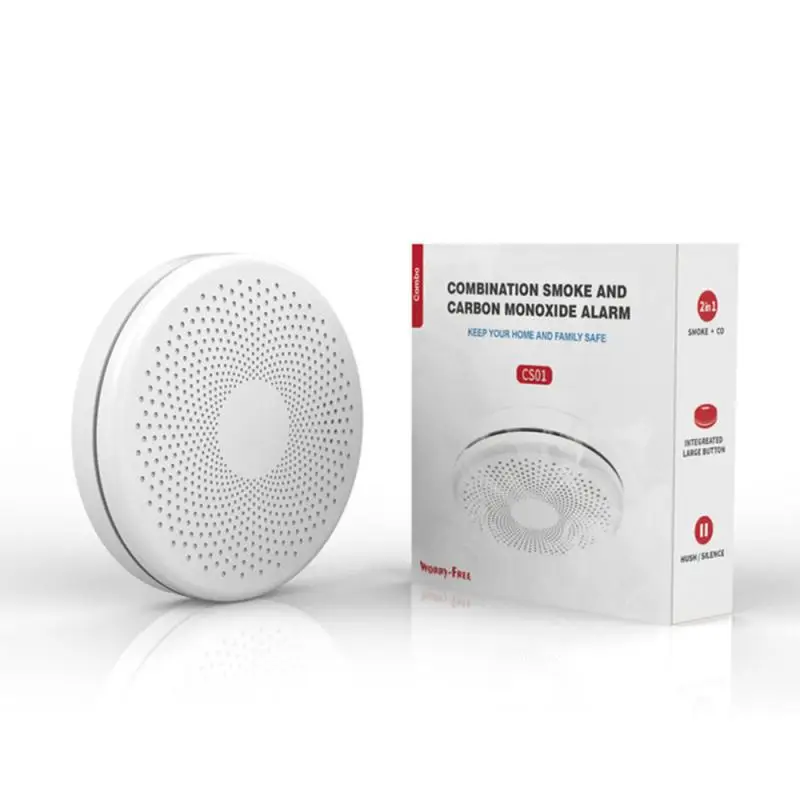 Tuya Smart WiFi Fire Detector Smoke Alarm Sensor Smoke & Carbon Monoxide Composite Home Remote Alarm Without Battery
Tuya Smart WiFi Fire Detector Smoke Alarm Sensor Smoke & Carbon Monoxide Composite Home Remote Alarm Without Battery
