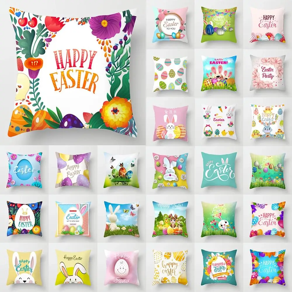 Easter Theme Lovely Cartoon Rabbit Plush Square Hug Pillow Case Living Room Cushion Cover 45x45 Cm Stylish Home Decorative 
Easter Theme Lovely Cartoon Rabbit Plush Square Hug Pillow Case Living Room Cushion Cover 45x45 Cm Stylish Home Decorative