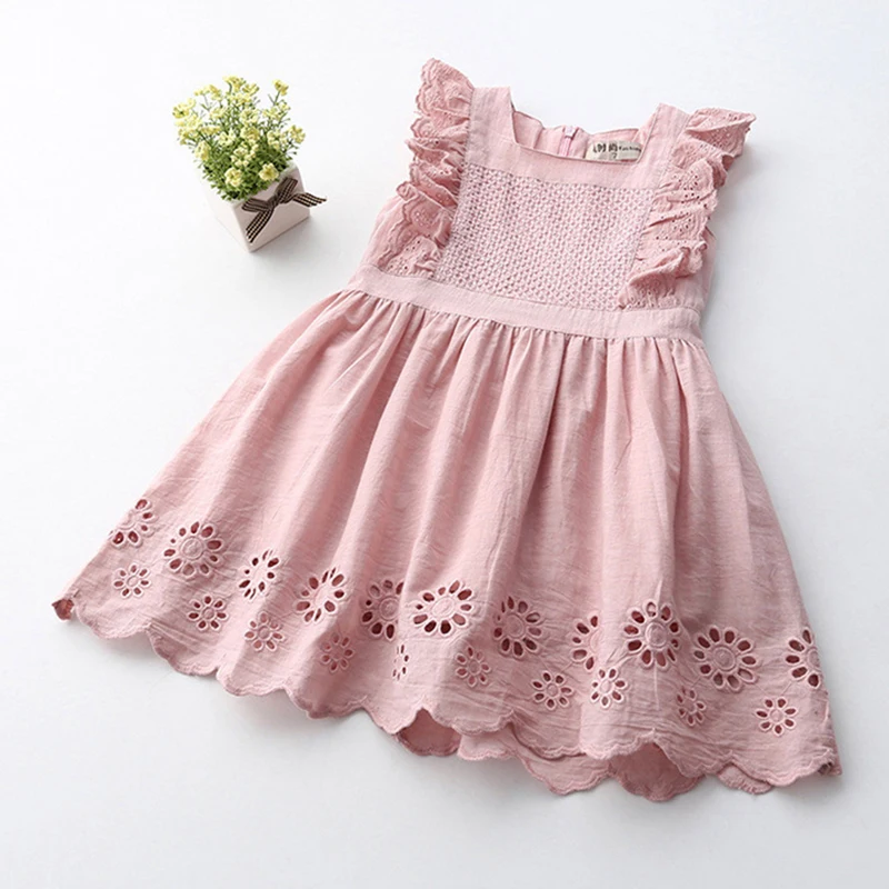 Summer Leisure Style Girl Dress Lace Sleeve Hollow Vest Dresses Sleeveless Princess Dress Girls Kids Clothes Children Dress
Summer Leisure Style Girl Dress Lace Sleeve Hollow Vest Dresses Sleeveless Princess Dress Girls Kids Clothes Children Dress