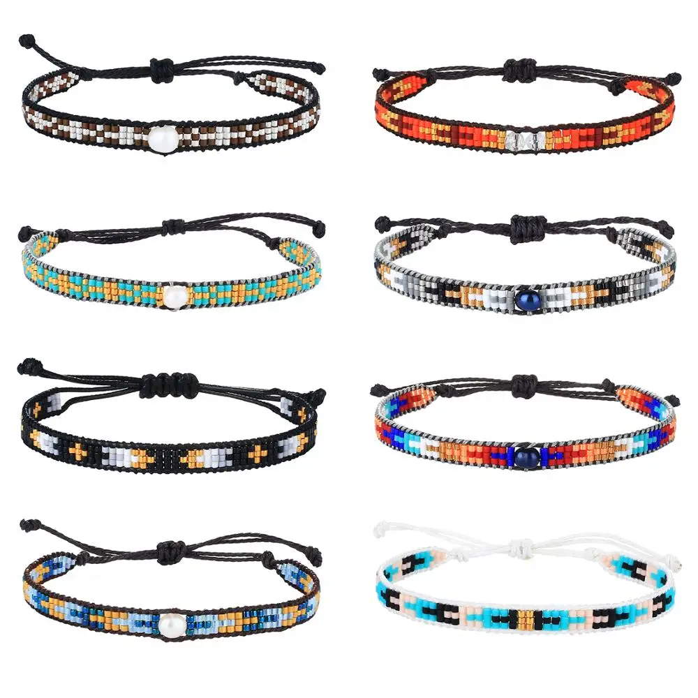 KELITCH New Women Bracelets Bohemia Boho MIYUKI Pearl Beads Adjustable Charm Ethnic Jewelry Gift Anime
KELITCH New Women Bracelets Bohemia Boho MIYUKI Pearl Beads Adjustable Charm Ethnic Jewelry Gift Anime