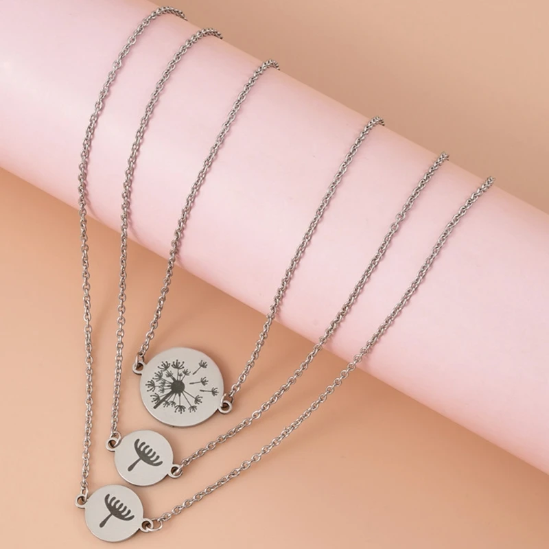 72XE 3x Soul Sister Dandelion Expandable Necklace Stainless Steel for Women Adults Girls Friendship Lover Personality Gifts
72XE 3x Soul Sister Dandelion Expandable Necklace Stainless Steel for Women Adults Girls Friendship Lover Personality Gifts