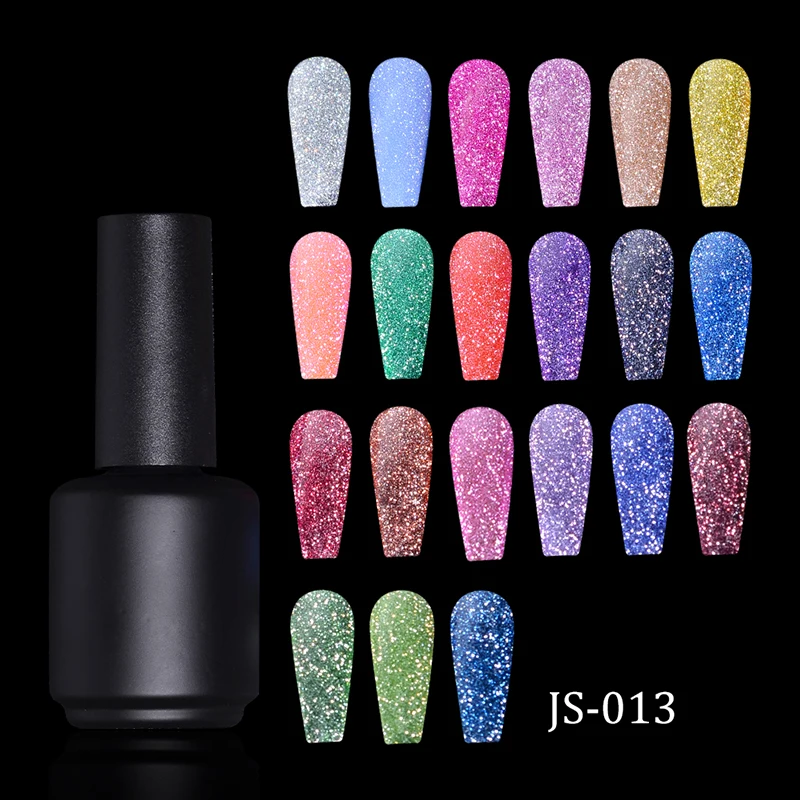 Meicailin 1 флакон 15 мл красочный мерцающий гель для ногтей, удаляемый замачиванием Светодиодный УФ-гель, Полупостоянный лак 
Meicailin 1 флакон 15 мл красочный мерцающий гель для ногтей, удаляемый замачиванием Светодиодный УФ-гель, Полупостоянный лак