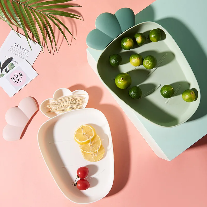 2pcs Living Room Desktop Radish Shape Organizer Large Capacity Kitchen Snack Storage Home Cute PP Anti Slip Fruit Tray
2pcs Living Room Desktop Radish Shape Organizer Large Capacity Kitchen Snack Storage Home Cute PP Anti Slip Fruit Tray