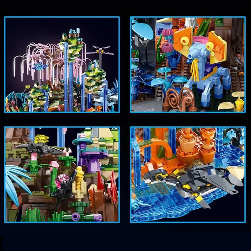 New MOC Avatared Movie Scene Building Blocks DIY The Illuminated World Of Pandora Fictional Universe Bricks Toys for Kids Gifts
New MOC Avatared Movie Scene Building Blocks DIY The Illuminated World Of Pandora Fictional Universe Bricks Toys for Kids Gifts