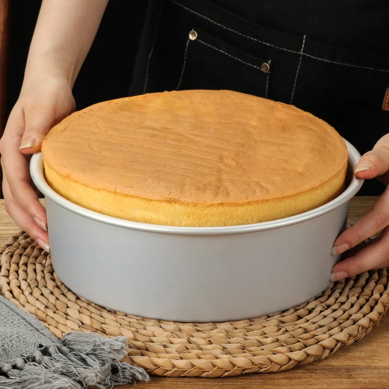 Aluminum Alloy Round Chiffon Cake Pan, Solid Bottom Angel Food Oven Big Cake Bread Mold DIY Mold Baking Tool 6/8 Inch
Aluminum Alloy Round Chiffon Cake Pan, Solid Bottom Angel Food Oven Big Cake Bread Mold DIY Mold Baking Tool 6/8 Inch