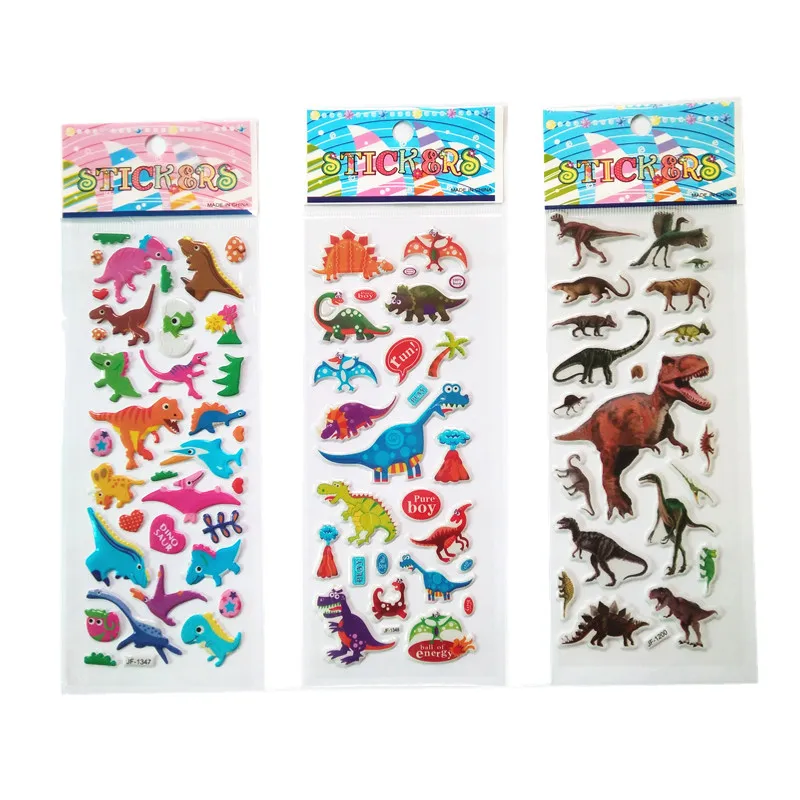 3PCS / lot Mixed Cartoon dinosaur Bubble Stickers Children Kids Boys girls Cartoon Stickers Decoration birthday gift for
3PCS / lot Mixed Cartoon dinosaur Bubble Stickers Children Kids Boys girls Cartoon Stickers Decoration birthday gift for