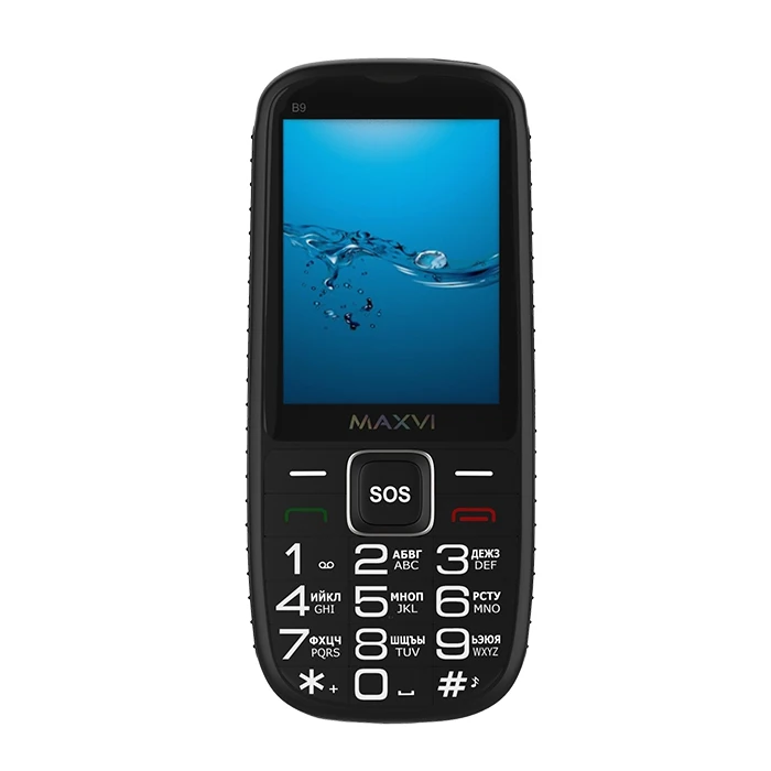 Сотовый телефон MAXVI B9 Black | Мобильные телефоны и аксессуары