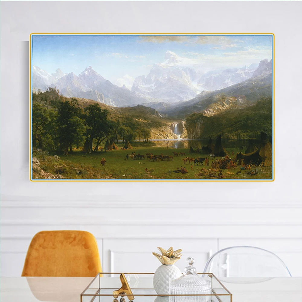 Albert Bierstadt " Landers Peak " Canvas Oil Painting Scenery Aesthetics Picture Wall Artwork Decor Home Living Room Decoration
Albert Bierstadt " Landers Peak " Canvas Oil Painting Scenery Aesthetics Picture Wall Artwork Decor Home Living Room Decoration