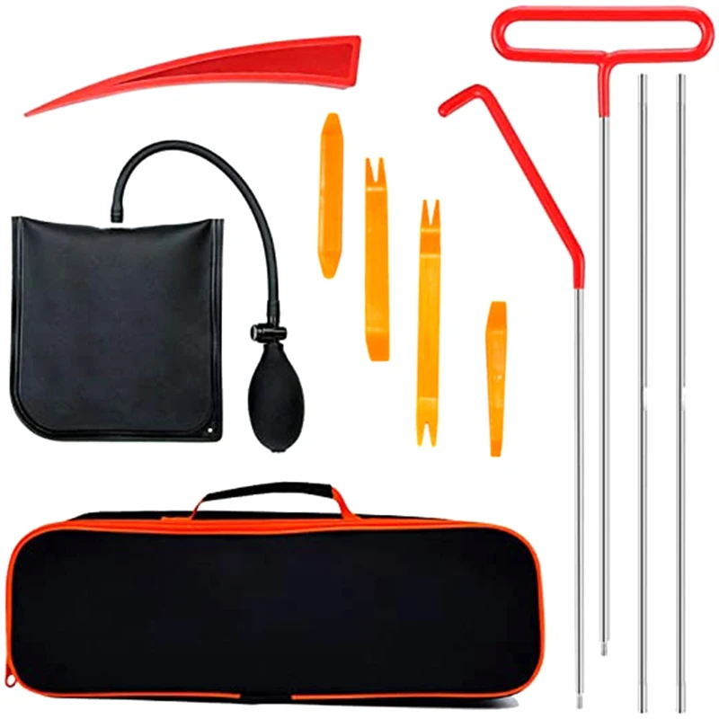 Full Professional Automotive Tool Kit with Long Reach Grabber with Air Wedge Bag Pump Non Marring Wedge for Car
Full Professional Automotive Tool Kit with Long Reach Grabber with Air Wedge Bag Pump Non Marring Wedge for Car