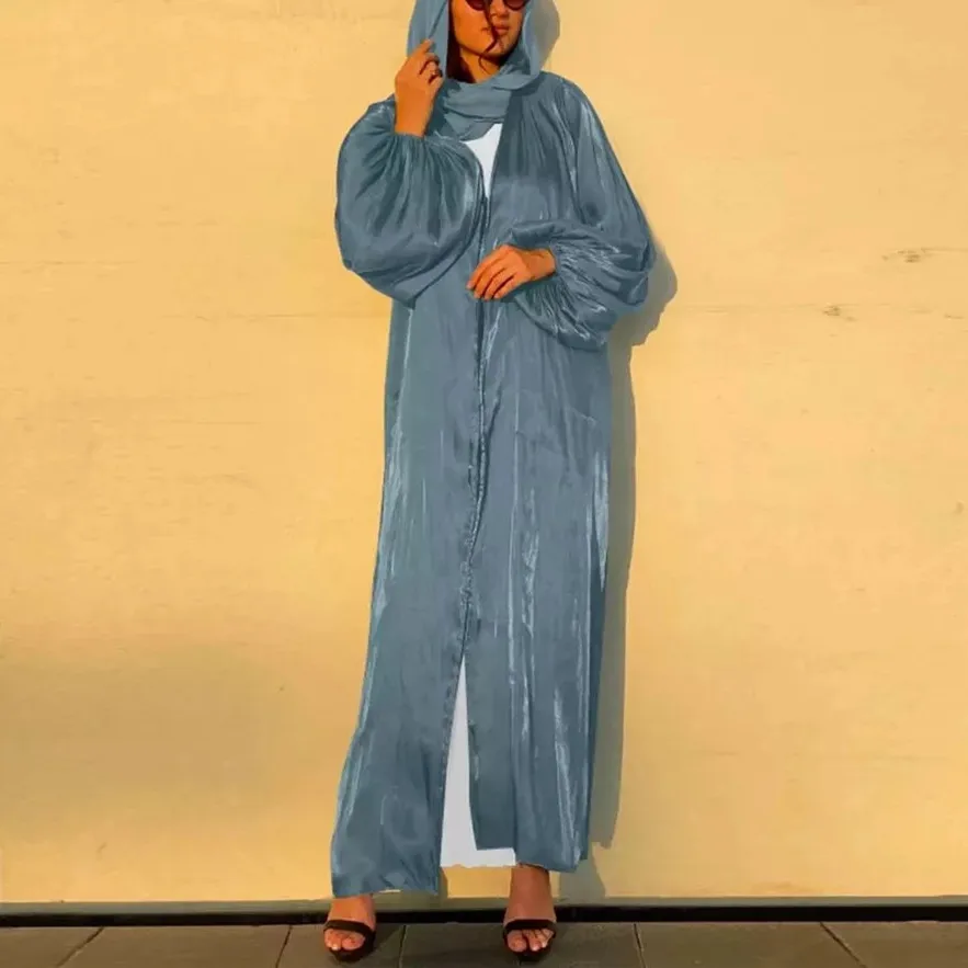 Eid Djellaba Abaya Dubai Shiny Soft Puff Sleeves Muslim Dress Satin Abaya Dubai Turkey Muslim Dress Islam Abayas With Belt
Eid Djellaba Abaya Dubai Shiny Soft Puff Sleeves Muslim Dress Satin Abaya Dubai Turkey Muslim Dress Islam Abayas With Belt