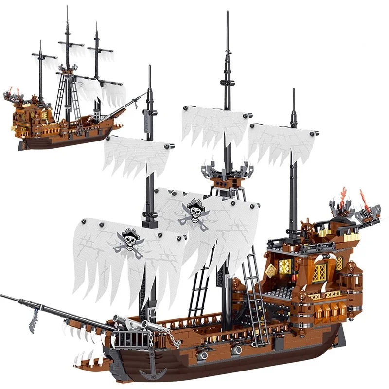 1334+pcs Pirate Ship Building Blocks The Eternity Pirates Ship Enlighten Pirates Creator Boat Bricks DIY Toys Gifts For Children 
1334+pcs Pirate Ship Building Blocks The Eternity Pirates Ship Enlighten Pirates Creator Boat Bricks DIY Toys Gifts For Children