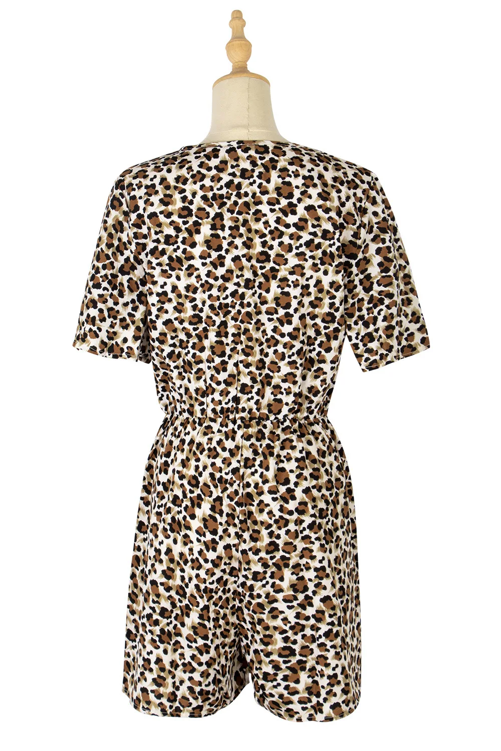 Summer Casual O Neck Short Sleeve Leopard Print Women Playsuits Loose One Piece Button Female Jumpsuits Rompers Clothing
Summer Casual O Neck Short Sleeve Leopard Print Women Playsuits Loose One Piece Button Female Jumpsuits Rompers Clothing
