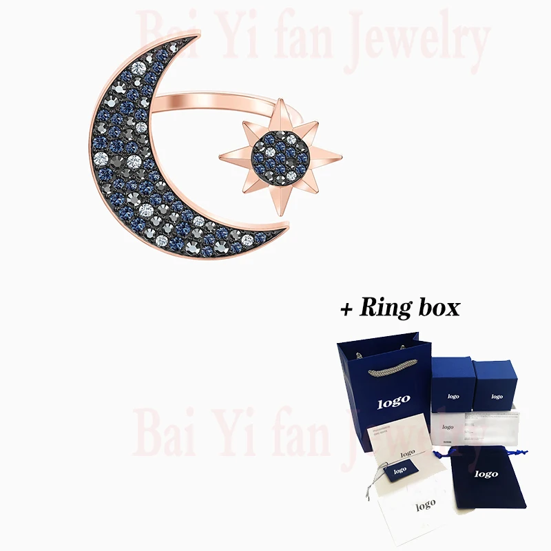 Fashion SWA New Original Set Rose Gold Fresh Night Sky Moon Star Decoration Crystal Female Set Exquisite Jewelry Gift
Fashion SWA New Original Set Rose Gold Fresh Night Sky Moon Star Decoration Crystal Female Set Exquisite Jewelry Gift