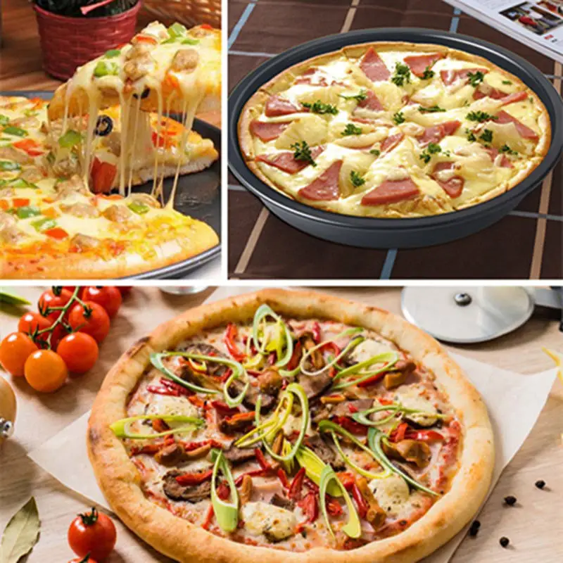 1 PC New Carbon Steel Pizza Stones Non-Stick Round Baking Pan Tray 6/7/8/9 inch Home Bakery Oven Use Kitchen DIY Supplies Tools
1 PC New Carbon Steel Pizza Stones Non-Stick Round Baking Pan Tray 6/7/8/9 inch Home Bakery Oven Use Kitchen DIY Supplies Tools