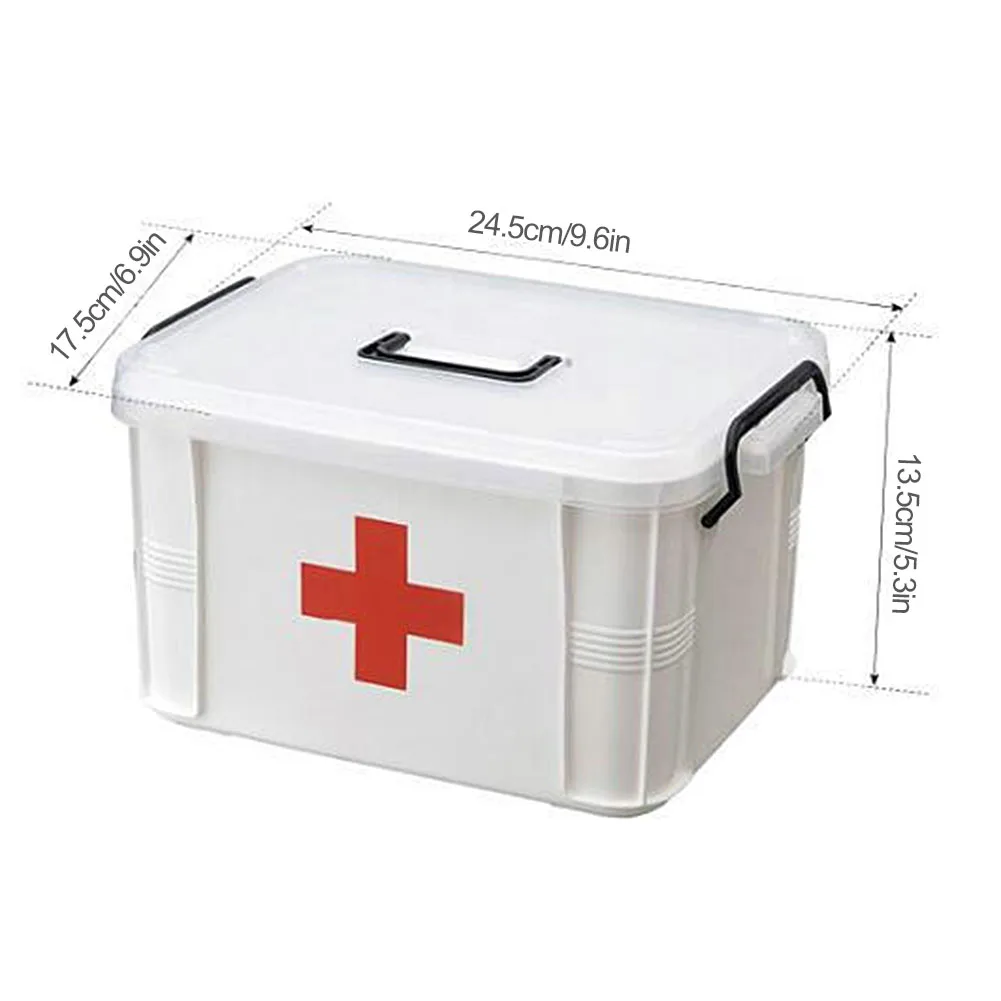 First Aid Kit Portable Emergency Box Household Portable Box Plastic Storage Box Hospital Pharmacy Outdoor Travel
First Aid Kit Portable Emergency Box Household Portable Box Plastic Storage Box Hospital Pharmacy Outdoor Travel