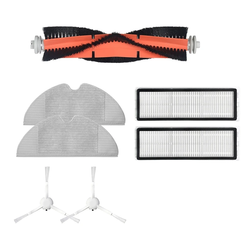 7Pcs New Main Brush Hepa Filter Side Brush Mop Cloth Cleaning Tool Kit for Dreame F9 Vacuum Cleaner Accessories
7Pcs New Main Brush Hepa Filter Side Brush Mop Cloth Cleaning Tool Kit for Dreame F9 Vacuum Cleaner Accessories