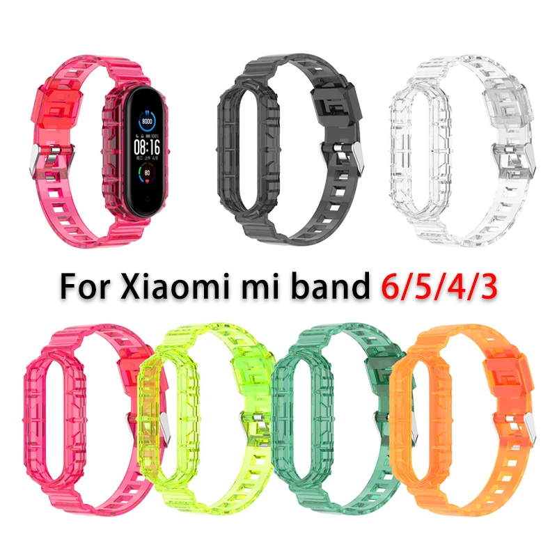 Colorful Transparent Silicone Strap For Xiaomi Mi Band 6 5 Strap Wristband Bracelet band For Xiaomi MiBand 6 5 4 3 accessories
Colorful Transparent Silicone Strap For Xiaomi Mi Band 6 5 Strap Wristband Bracelet band For Xiaomi MiBand 6 5 4 3 accessories