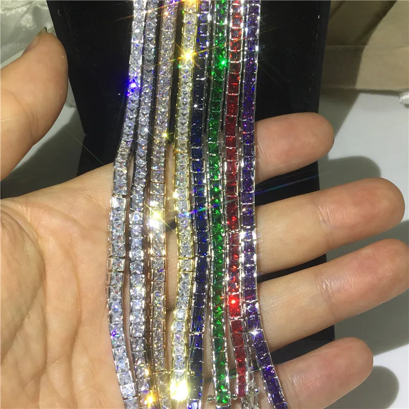 choucong 8 colors Statement Tennis bracelet Square AAAAA cz Silver Gold Party Wedding charm bracelets for women men Jewerly
choucong 8 colors Statement Tennis bracelet Square AAAAA cz Silver Gold Party Wedding charm bracelets for women men Jewerly