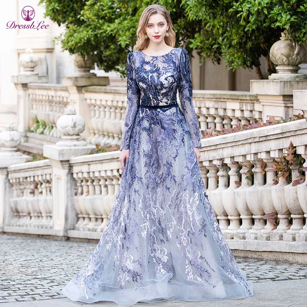 Мусульманское вечернее платье DressbLee, кружевные темно-синие вечерние платья с вышивкой и кристаллами, вечернее платье 2020
Мусульманское вечернее платье DressbLee, кружевные темно-синие вечерние платья с вышивкой и кристаллами, вечернее платье 2020